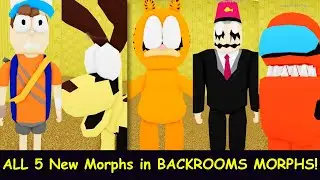 How To Get ALL 5 New Morphs/Skins in BACKROOMS MORPHS! V1.7.0 (Escape the Backrooms Roblox)