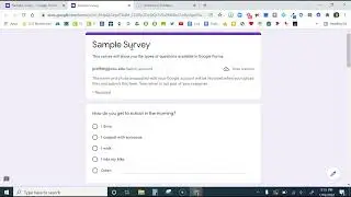 Google Forms Question Types