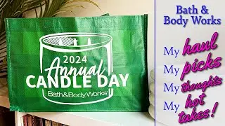 BBW CANDLE DAY 2024 💙 haul, my picks, and some hot takes!!