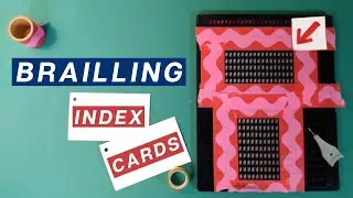 How to Add Braille to an Index Card
