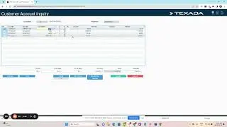 Texada SRM -  How to View a Customer's Open Invoices on Account