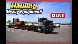 🚛 Hauling Heavy Equipment LIVE | Massive Load Delivery