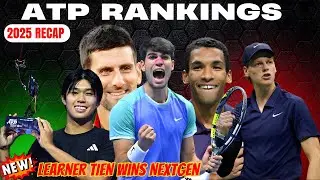 Final ATP 2025 Rankings Explained: Alcaraz #1, Learner Tien Wins Next Gen