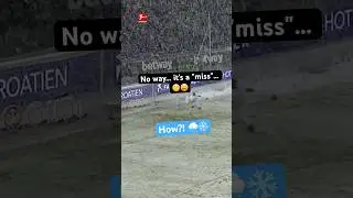 MISS on Open Goal! 😳❄️🌨️