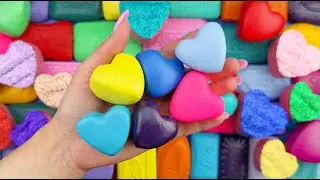 [ASMR]Compilation set★ASMR SOAP★Crushing soap★Cutting soap cubes★FOAM&GLITTER&STARCH★