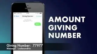 Landmark Church text to give video