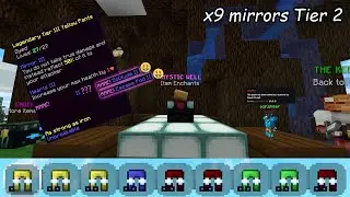 ENCHANTING 9 TIER 2 MIRRORS | Hypixel pit