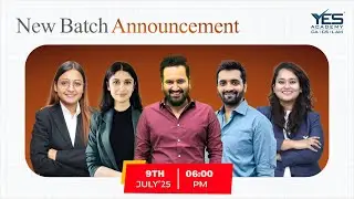 Law Entrance Exams 2026 | New Batch Announcement - Team YES Academy