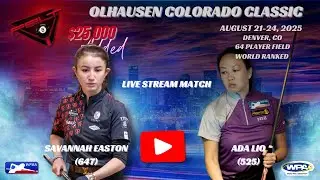 2025 WPBA Olhausen Colorado Classic - Savannah Easton vs Ada Lio