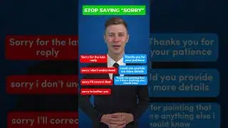 Avoid Saying SORRY In 📧 Emails | improve English Writing Skills | &nbsp;#englishspeaking