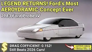 Легенда возвращается: самый аэродинамичный концепт-кар Ford вновь появился на публике.