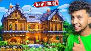 FINALLY I BUILD A NEW HOUSE! 😍MINECRAFT SURVIVAL (Episode 3)