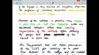 Ca final Audit Nov 2021 RTP  Professional Ethics question (Most IMP)