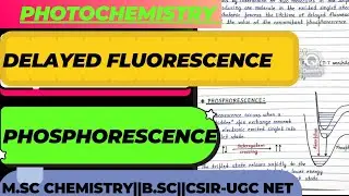 DELAYED FLUORESCENCE | PHOSPHORESCENCE Explained | Key Concepts in Luminescence