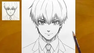 How to Draw Isagi Yoichi (Blue Lock) | Easy Anime Drawing