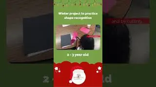 How to Practice Shape Recognition | Christmas activities for kids | Christmas craft | Preschool