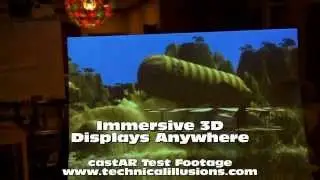 castAR Test Footage - Flight Simulator