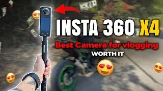 Best Action Cam for Motovlogging🔥| New Insta360 X4 |