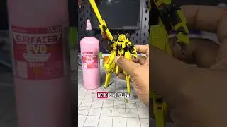 Вот как я использую грунтовку на моделях Gundam #gunpla #modelkits #bandaimodelkits #gundammodel