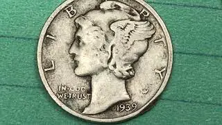 US 1939 Mercury Dimes Worth Money - United States Coins