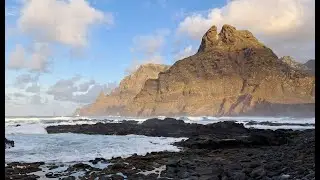 Mirador Punta Del Hidalgo o zachodzi słońca Teneryfa