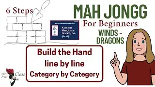 2025 National Mah Jongg League build the line by line category by category Winds Dragon Section