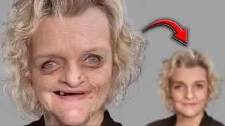 Very OLD lady made YOUNG and BEAUTIFUL again!
