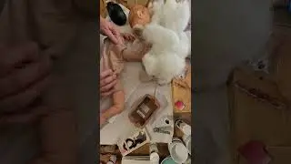 Creating a hybrid doll by combining a Baby Think it Over robot doll with a reborn doll !😲😃