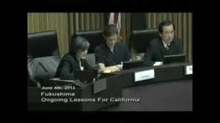 Panel Member Comments - Fukushima Lessons for CA - Excerpt 6