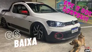 Saveiro Cross interior caramelo 😱😍