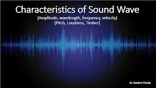 lecture 4 | Characteristics of sound wave | Amplitude & Loudness | Frequency & Pitch etc.