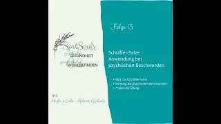 Sch&uuml;&szlig;ler-Salze Anwendung bei psychischen Beschwerden