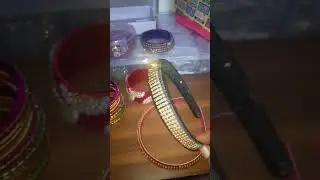 2.6 size silk thread bangles & Hair band for kids