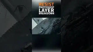 Resist Layer Breakdown #artisticprocess #digitalart #mattepainting #photoshop  #halflife3