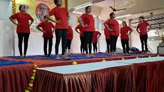 Back ache &neck ache asanas demonstration by Damle yoga center &Matrumandir of YVN on 22.02.25