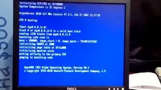 Загрузка OpenVMS 8.4 на DEC AlphaServer DS10