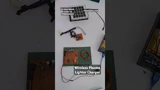 Wireless Plasma Lighter Charger Project #arduino #plasma #lighter #shorts