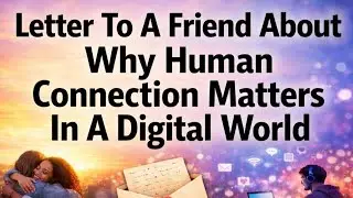 Write a Letter To A Friend About Why Human Connection Matters In A Digital World 500 Words video 4