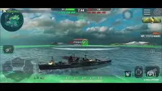 Cruiser Myoko gameplay | 5 kills