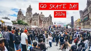 GO SKATE DAY 2024 / Zócalo CDMX Chilango Skate