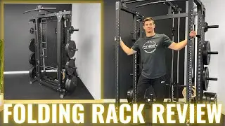 Freestanding FOLDING SQUAT RACK Review for Home Gym