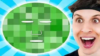 Я сделал маску для лица Minecraft