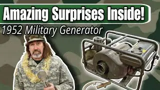 SURPRISES INSIDE! Restored To Glory 1952 Military Generator