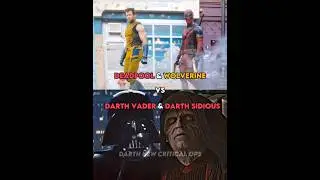 Deadpool and Wolverine vs. Darth Vader and Darth Sidious