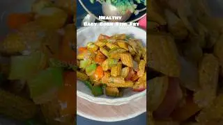 Healthy Baby Corn Recipe | Baby Corn Stir Fry Recipe | Baby Corn Fry | Baby Corn Snacks #shorts