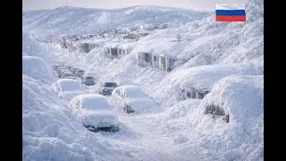 RUSSIA'S SNOW APOCALYPSE 40 FOOT DRIFTS BURY ENTIRE CITY