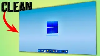Easy Tricks for a CLEAN Desktop Make Windows Look Minimal!