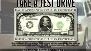 Gates Chevy  World's Thanksgiving Day Offer