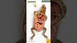 Frog Anatomy Animation | Bio AI Art | 25