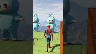 GTA 5 Spider-Man Epic Water Jump FAIL